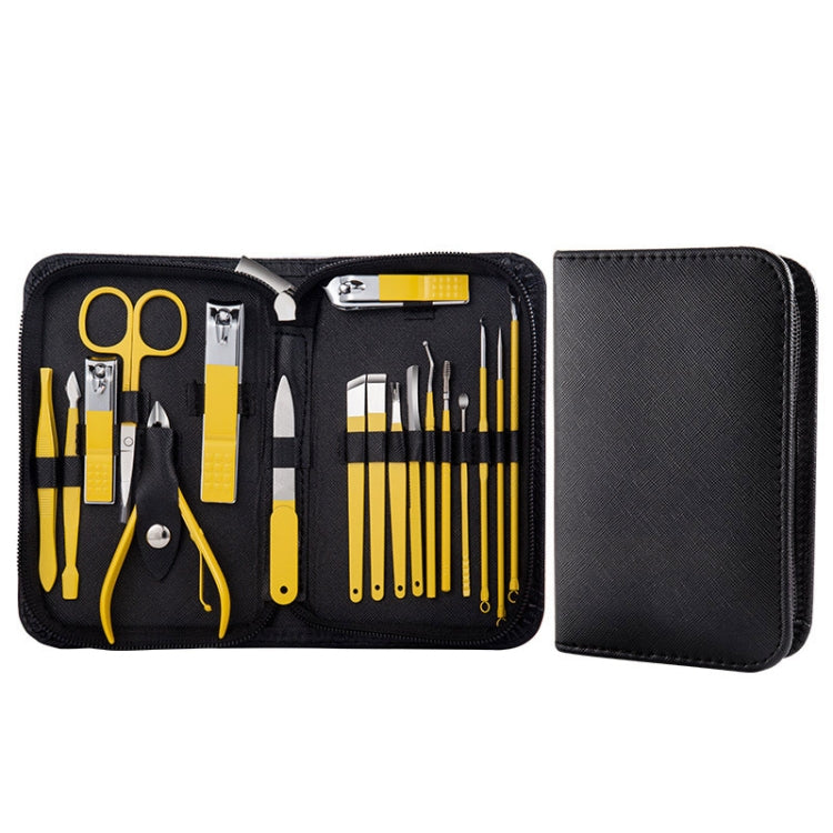 9 In 1 Nail Clipper Set Manicure Set Stainless Steel Nail Clipper Manicure Tool, 9 In 1, 18 In 1 Yellow, 26 In 1 Pink, 26 In 1 Black