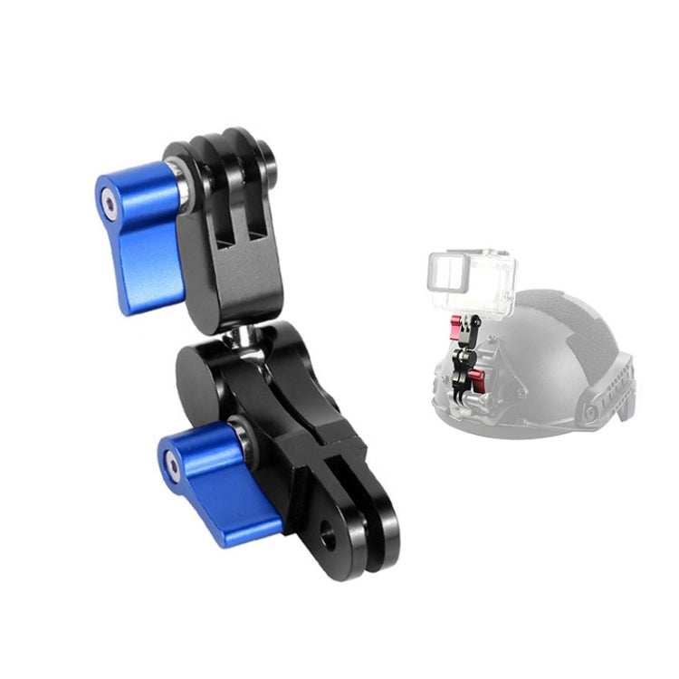 محول تثبيت قابل للتعديل من سبائك الألومنيوم يدور 360 درجة لكاميرات GoPro HERO9 Black / HERO8 Black / 7 / 6 / 5 / 5 Session / 4 Session / 4 / 3+ / 3 / 2 / 1، DJI Osmo Action، Xiaoyi وكاميرات الحركة الأخرى، أحمر، أزرق، أسود