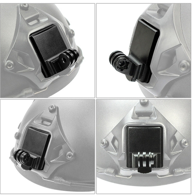 محول قاعدة خوذة تثبيت ثابت للصيد CS NVG لكاميرات GoPro HERO9 Black /HERO8 Black /7 /6 /5 /5 Session /4 Session /4 /3+ /3 /2 /1، DJI Osmo Action، Xiaoyi وكاميرات الحركة الأخرى، إصدار مطور، إصدار كلاسيكي