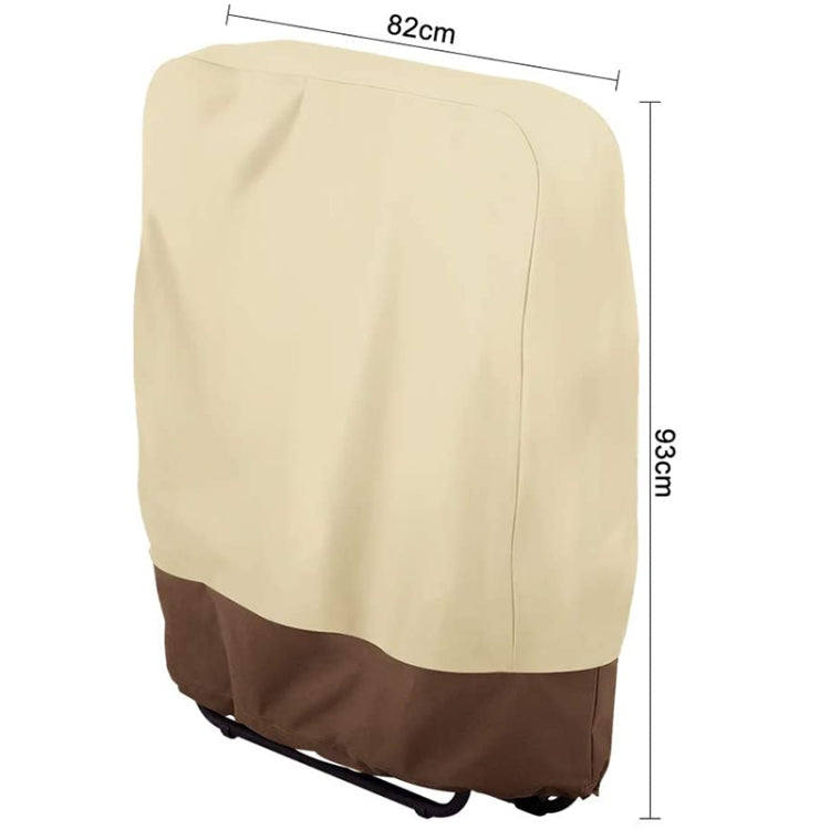 82x93cm Outdoor Deck Chair Cover Waterproof Garden Terrace Patio Chair Cover, Fabric: