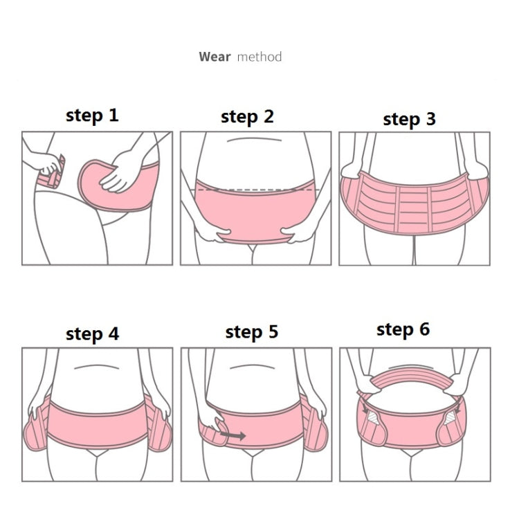 Prenatal Belly Support Three-Piece Breathable Belly Support Belt For Pregnant Women Before Childbirth, S, M, L, XL, XXL