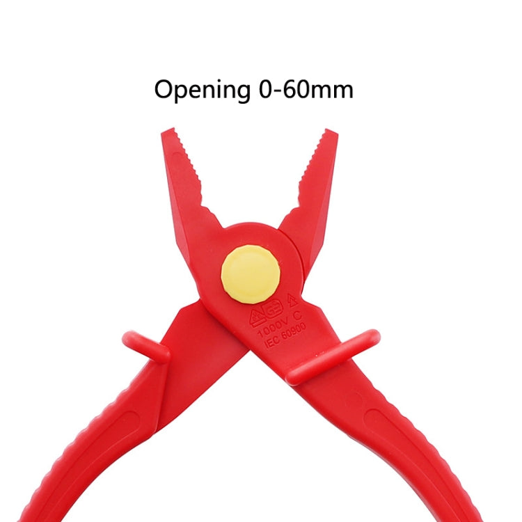 Resistant High Voltage Anti-Magnetic Insulated Plastic Tool, Style:, Vise, Electrician Straight Knife, Electrician Scimitar