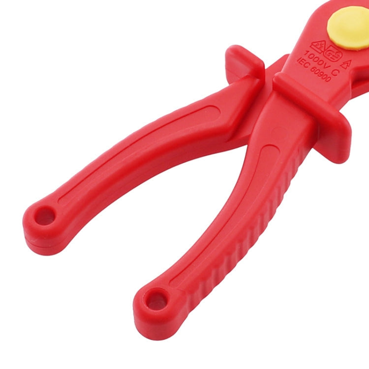 Resistant High Voltage Anti-Magnetic Insulated Plastic Tool, Style:, Vise, Electrician Straight Knife, Electrician Scimitar
