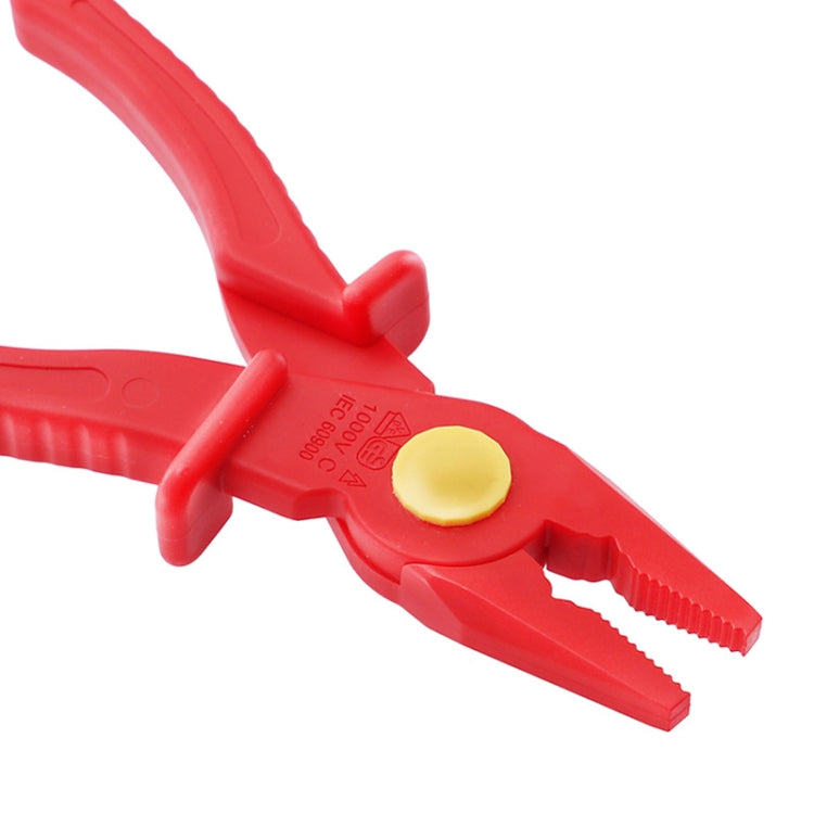 Resistant High Voltage Anti-Magnetic Insulated Plastic Tool, Style:, Vise, Electrician Straight Knife, Electrician Scimitar