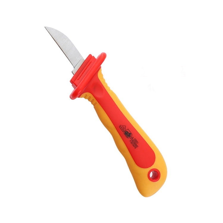 Resistant High Voltage Anti-Magnetic Insulated Plastic Tool, Style:, Vise, Electrician Straight Knife, Electrician Scimitar