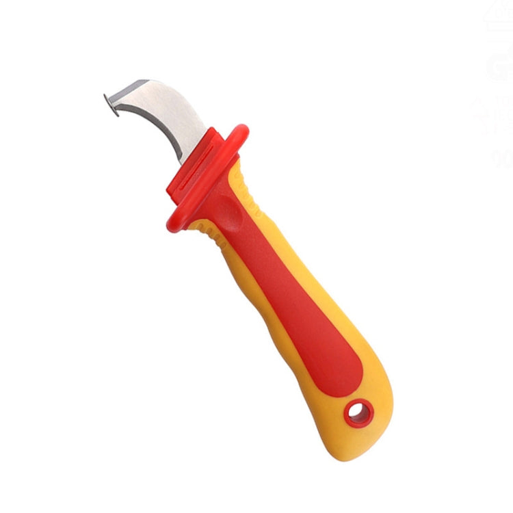Resistant High Voltage Anti-Magnetic Insulated Plastic Tool, Style:, Vise, Electrician Straight Knife, Electrician Scimitar