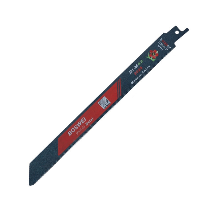 BOSWEI Hardcore Reciprocating Saw Strip Fine Teeth Saber Saw Blade Metal Plastic Wood Bimetal Curve Saw Blade, S922EF, S1122BF, S1122EF, S1222BF, S1222EF