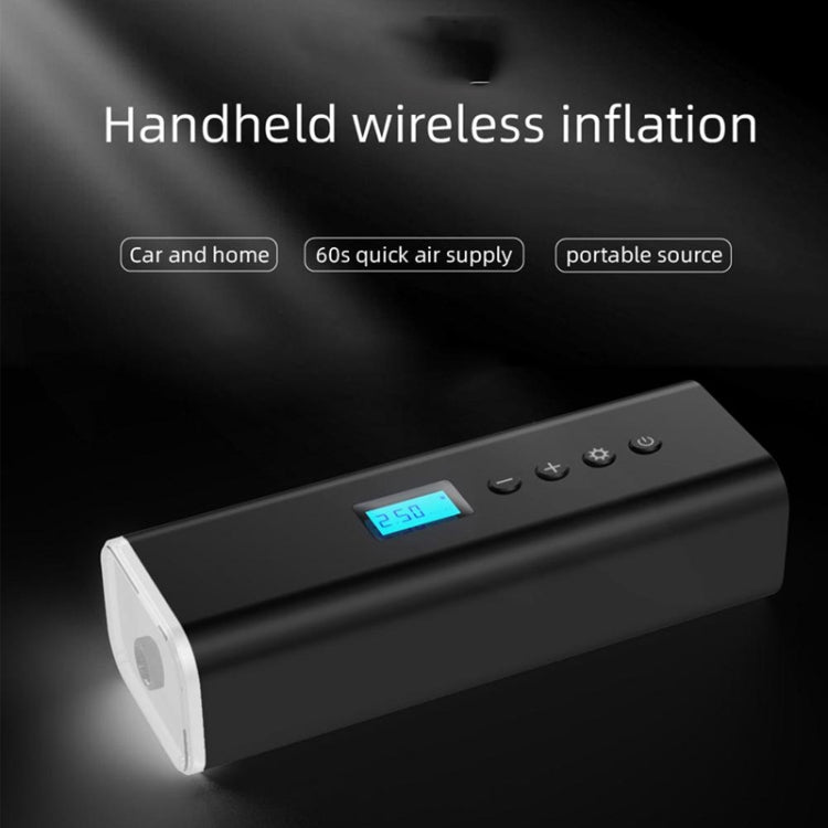 H68 Handheld Mini Wireless Smart Car Inflator Pump Portable Multifunctional Tire Air Pump, H68 Wireless
