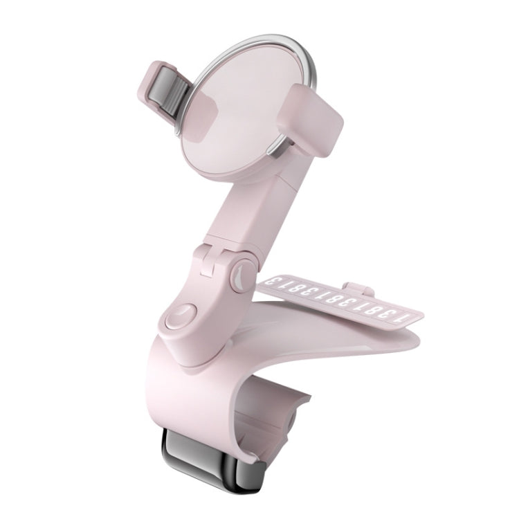 ZJ088 Car Mobile Phone Bracket Car Central Control Instrument Panel Rearview Mirror Multifunctional AR Navigation Bracket, Black, Pink, Green