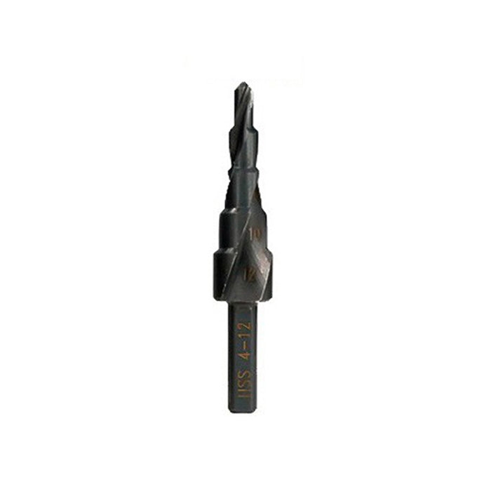 4-12mm Triangular Shank Spiral Flute Step Drill Bit, 4-12mm, 4-20mm, 4-32mm, 6-30mm