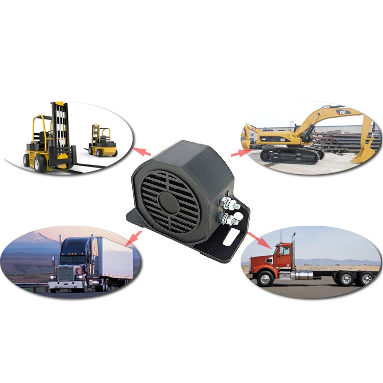 12-48V Car Forklift Truck Truck Excavator Reversing Horn Waterproof Dripping Sound Horn, Truck Excavator