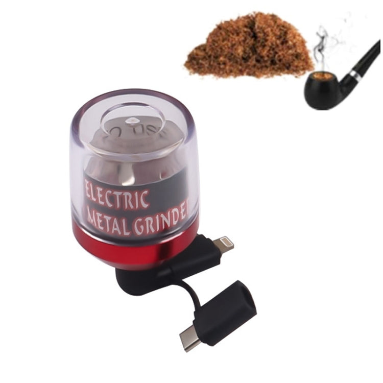 USB Electric Cigarette Grinder Convenient And Fast Cigarette Crusher, Red, Blue, Black