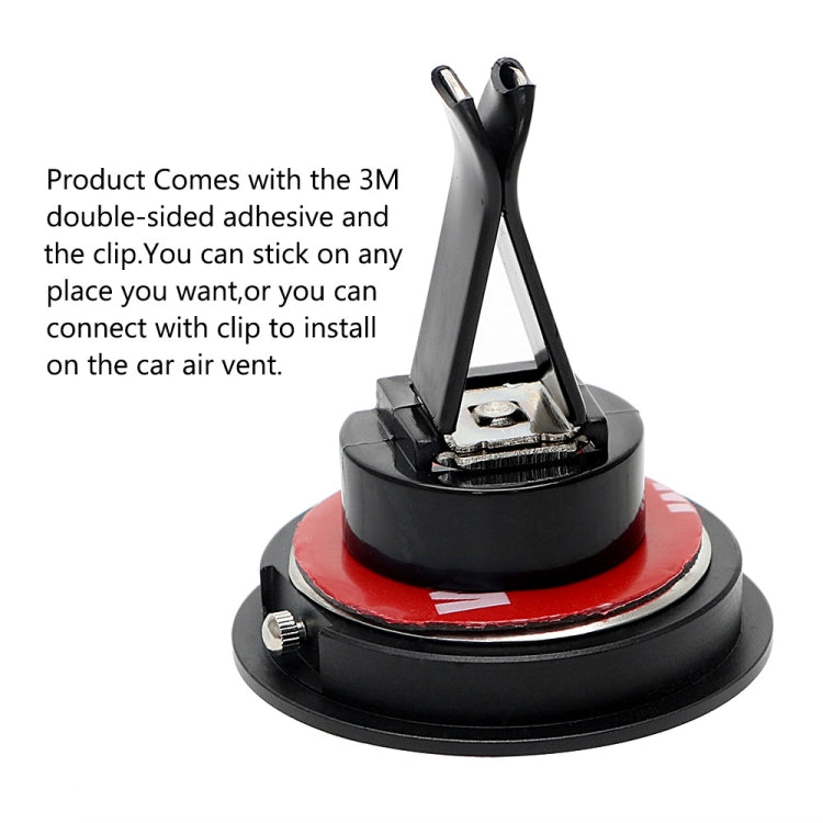 Car Clock Night Light Electronic Clock Car Decoration Quartz, Silver Border, Black Border