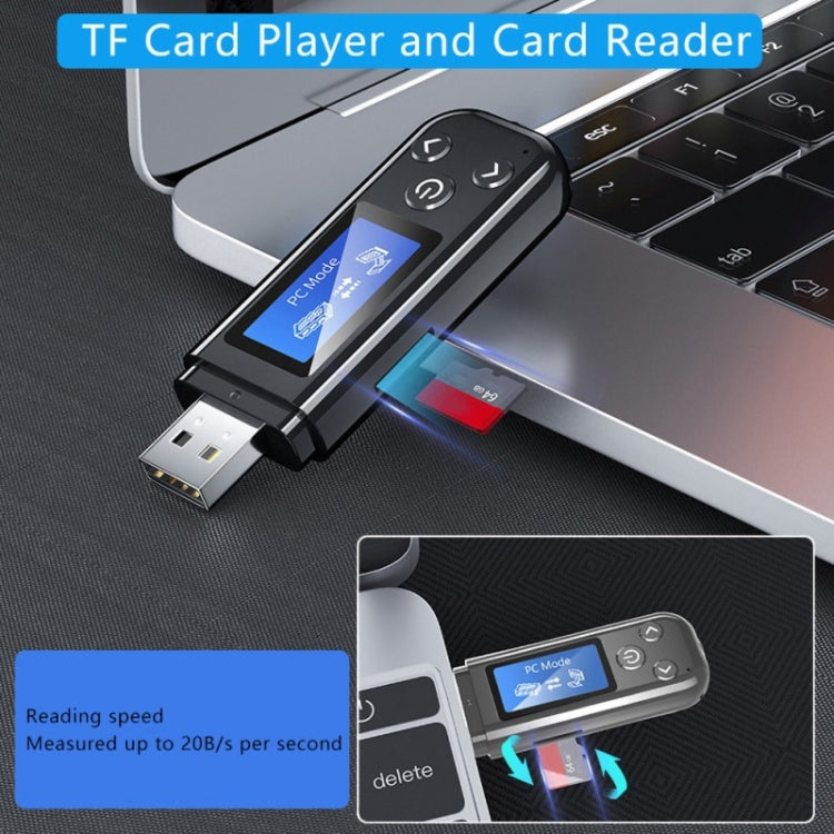 K15Pro مع شاشة LCD، محول بلوتوث، جهاز استقبال صوت، جهاز إرسال، 3.5 مم AUX، سيارة، حر اليدين، K15Pro