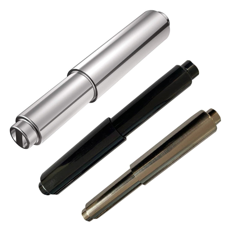 Tissue Box Plastic Retractable Shaft Core Spring Retractable Roll Paper Shaft, Style: Black, Chrome Stretch, Nickel Wire Drawing, Black