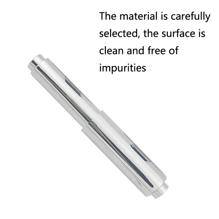 Tissue Box Plastic Retractable Shaft Core Spring Retractable Roll Paper Shaft, Style: Black, Chrome Stretch, Nickel Wire Drawing, Black