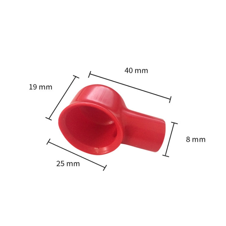 5 Pair Car Battery Clip Protective Cover Dust Cap PVC Insulated Protective Cover Harness End Protective Cover, BD-41