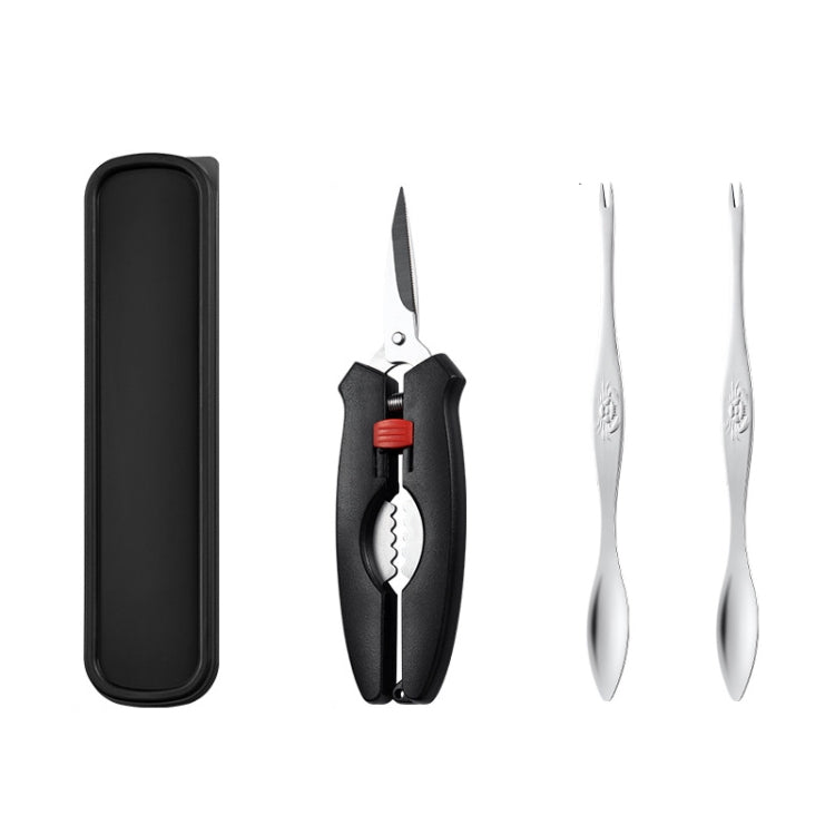 Crab Tool 304 Stainless Steel Crab Fork Crab Scissors Crab Needle,Style:, 2 Fork 1 Knife, 4 Fork 1 Knife, 5 Fork 1 Knife, 2 Fork 1 Knife 1 Box, 4 Fork 1 Knife 1 Box, 5 Fork 1 Knife 1 Box