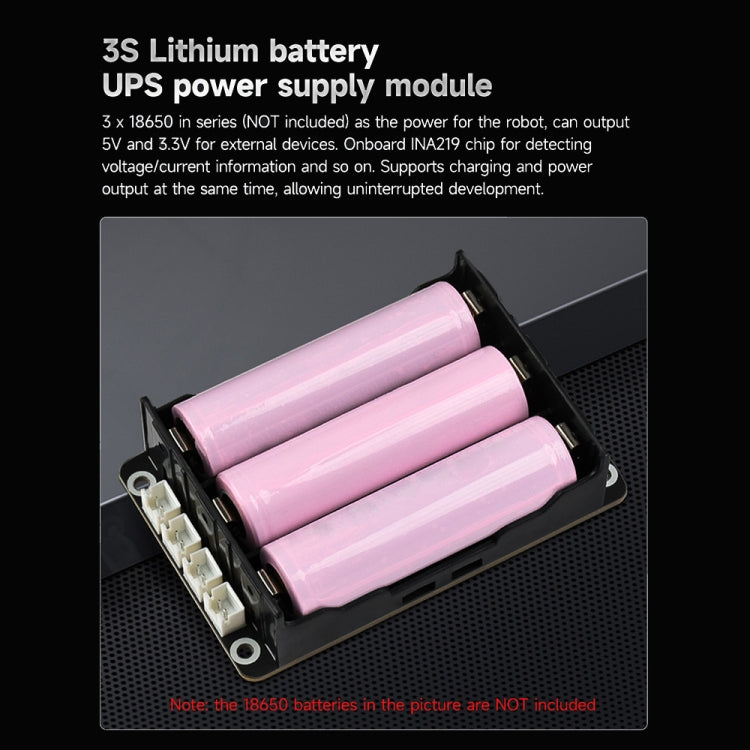 Waveshare WAVE ROVER Flexible Expandable 4WD Mobile Robot Chassis, Onboard ESP32 Module