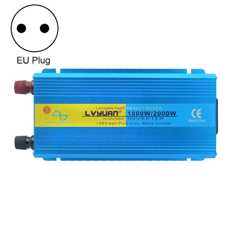 LVYUAN 2000W Car Home Pure Sine Wave Solar Inverter, 12V To 220V, 24V To 220V, 48V To 220V, 60V To 220V, 72V To 220V, 12V To 220V EU Plug, 12V To 220V AU Plug