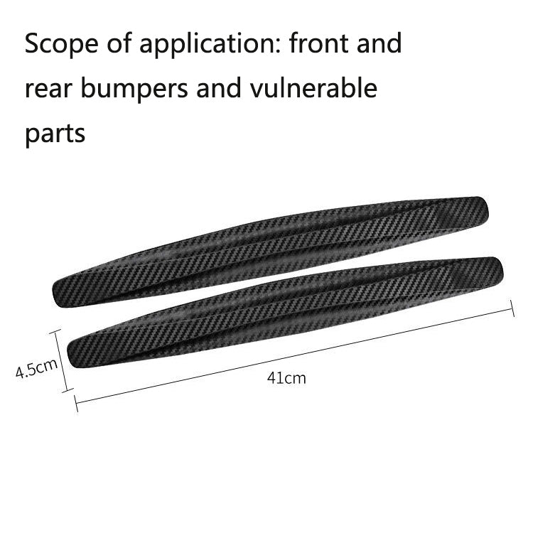 Car Front Rear Bumper Anti-Collision And Anti-Scratch Strips Body Scratch Decoration Stickers, Color:, Black, White, Red, Gray