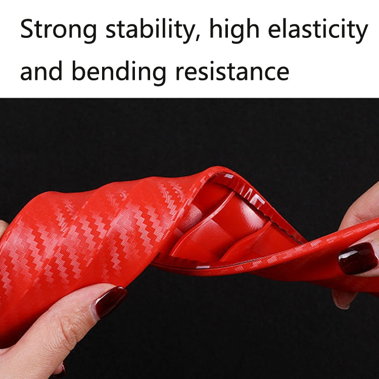 Car Front Rear Bumper Anti-Collision And Anti-Scratch Strips Body Scratch Decoration Stickers, Color:, Black, White, Red, Gray