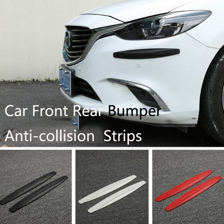 Car Front Rear Bumper Anti-Collision And Anti-Scratch Strips Body Scratch Decoration Stickers, Color:, Black, White, Red, Gray