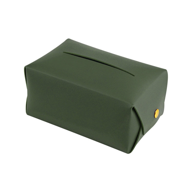2 PCS Car Leather Tissue Box Home Paper Towel Storage Box