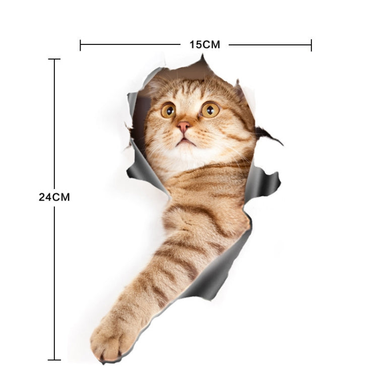 3D Stereo Cat Car Sticker Car Body Scratches And Occlusion Stickers, Style 1 Small, Style 2 Small, Style 3 Small, Style 4 Small, Style 1 Large, Style 2 Large, Style 3 Large, Style 4 Large