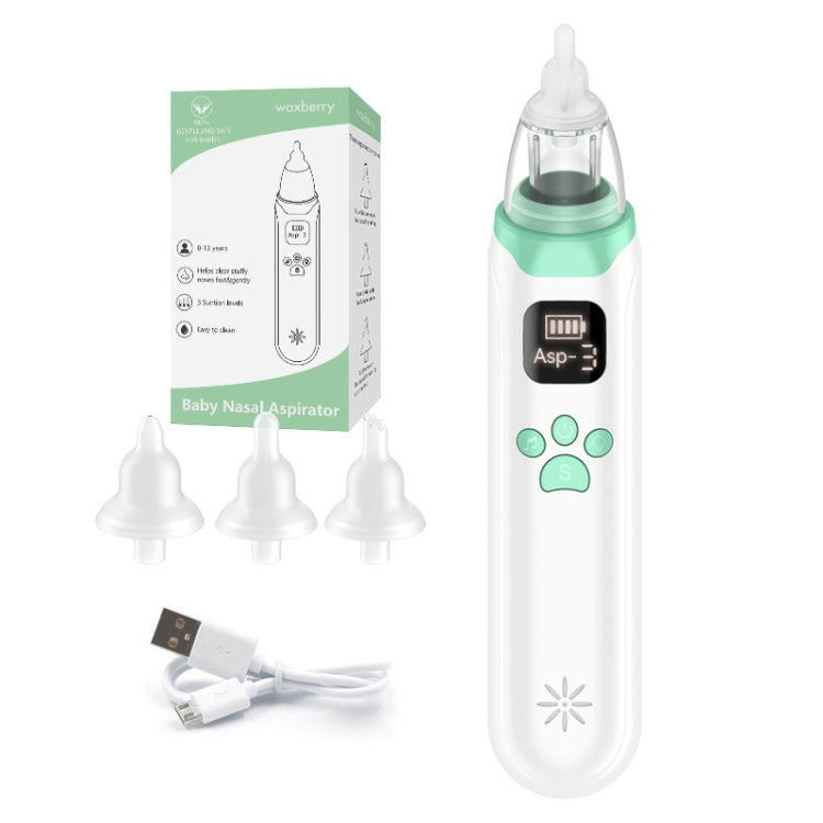 Infant Electric Nasal Aspirator With 3-gear Adjustable Nasal Clearer, Electric Nasal Aspirator