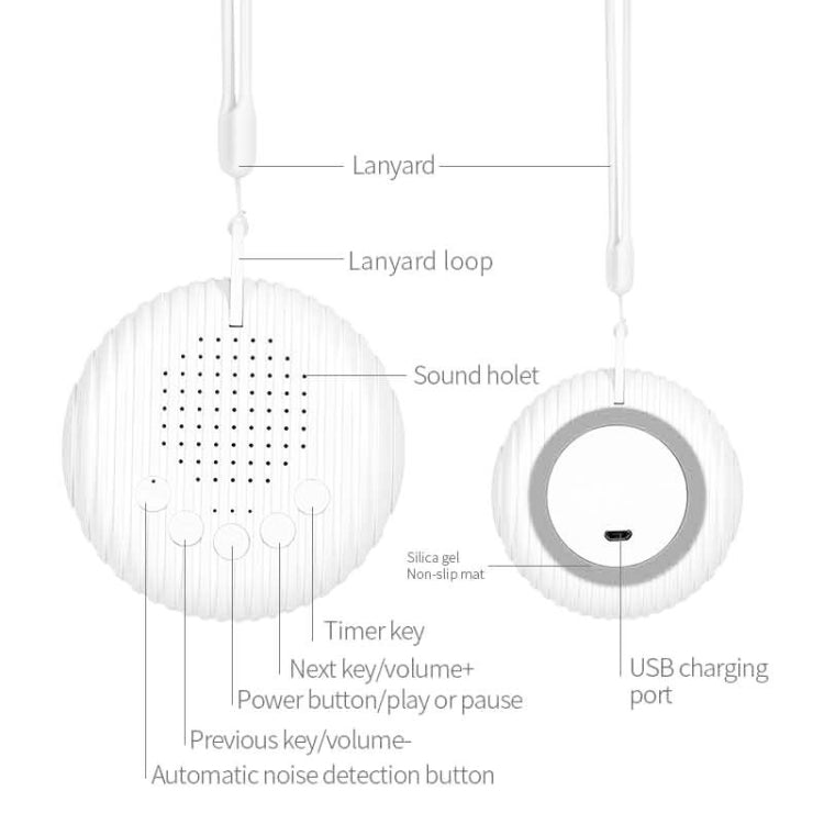 Baby Soothing Music White Noise Sleep Instrument Baby Crying Automatic Detection Sleep Instrument, Q3