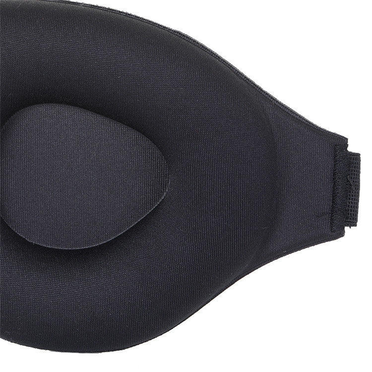 3D Sleeping Eye Mask Memory Foam Men And Women Shading Eye Mask Concave Eye Mask, No Nose Wings Black, No Nose Wings Blue