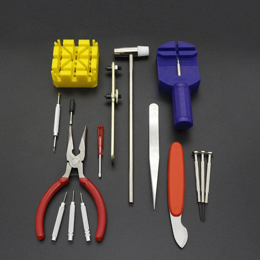 16 In1 Home Mechanical Watch Repair Tool Set, Cloth Packaging