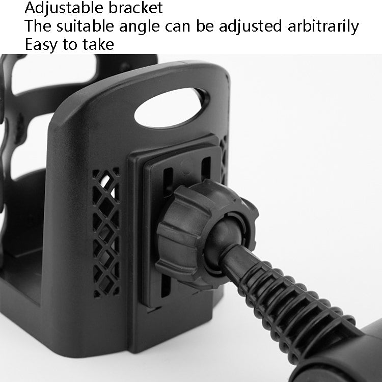 2 PCS SMCP-380 General Riding Cup Rack Motorcycle Bicycle Cup Holder, Rearview Mirror Installation, Handlebar Installation