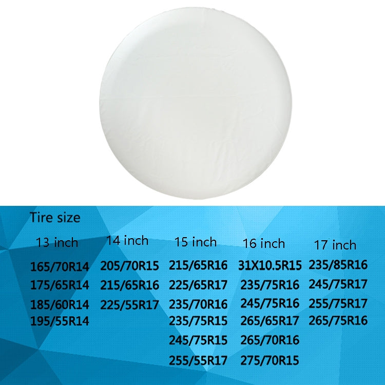 PVC Tire Cover Waterproof And Dust-Proof Car Spare Tire Cover, Size:, 13 inch, 14 inch, 15 inch, 16 inch, 17 inch