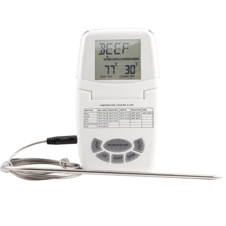 TS-84 مقياس حرارة إلكتروني رقمي للطعام للمطبخ، مقياس حرارة للخبز والشواء، TS-84