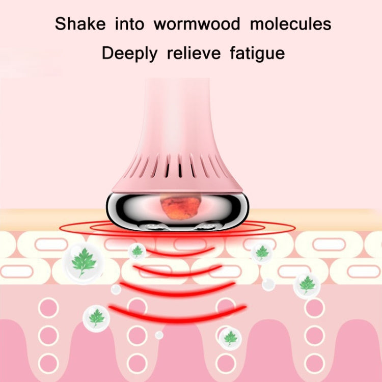 Moxibustion Open Flame Smokeless Introduction Of Massage Equipment, Cherry Pink, Pearl White