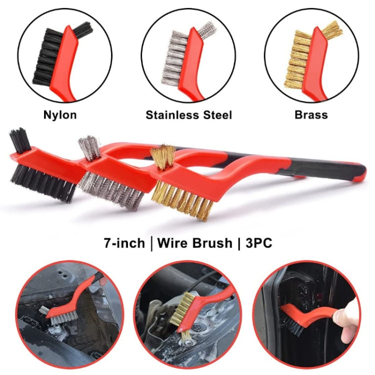 Car Wash Cleaning Brush Electric Drill Brush Head Cleaning Brush Tire Cleaning Brush, 19 in 1