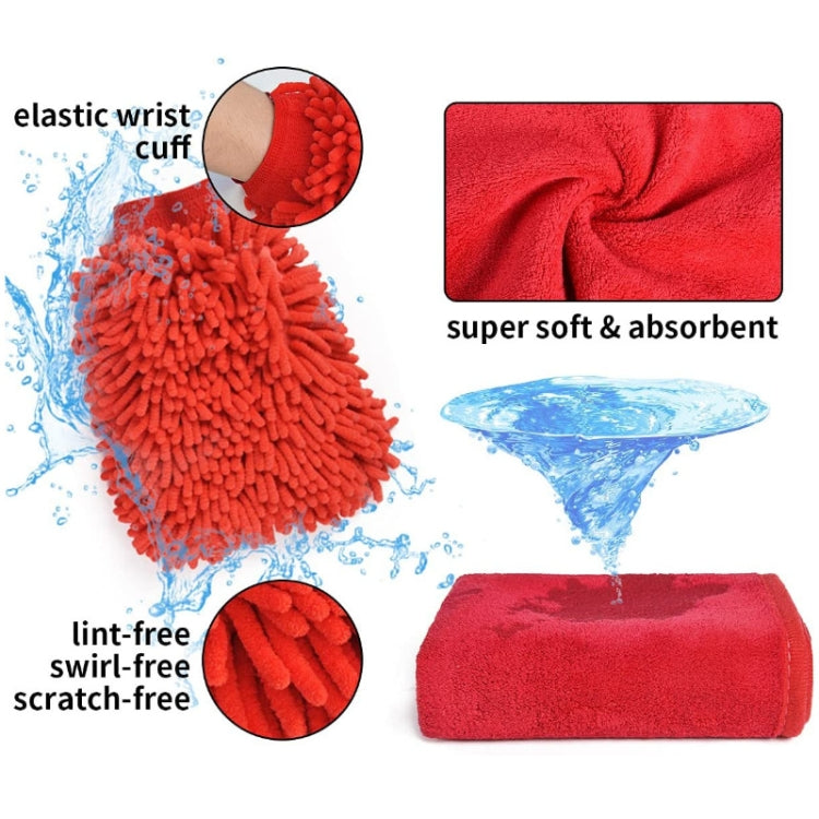 Car Wash Cleaning Brush Electric Drill Brush Head Cleaning Brush Tire Cleaning Brush, 19 in 1