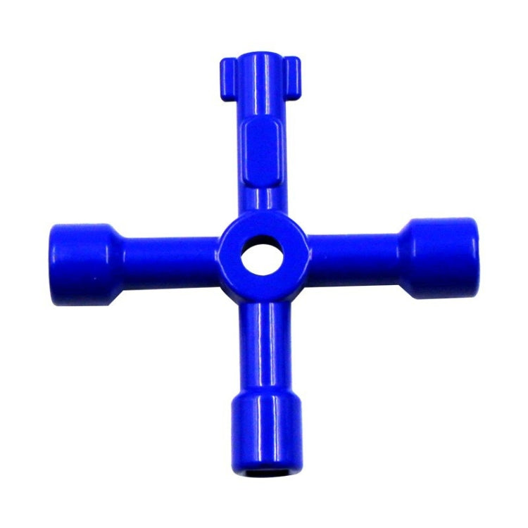 Elevator Water Meter Valve Cross Key Inner Triangle Wrench, Style: A Black