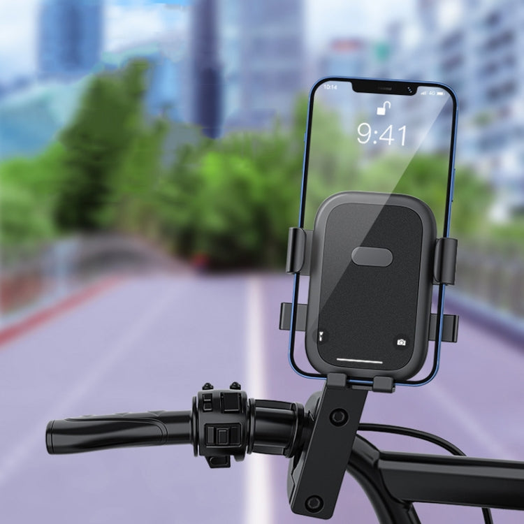 Q1 Motorcycle Mobile Phone Holder Metal Rearview Mirror Bicycle Bracket, Metal Rearview Mirror Bicycle Bracket
