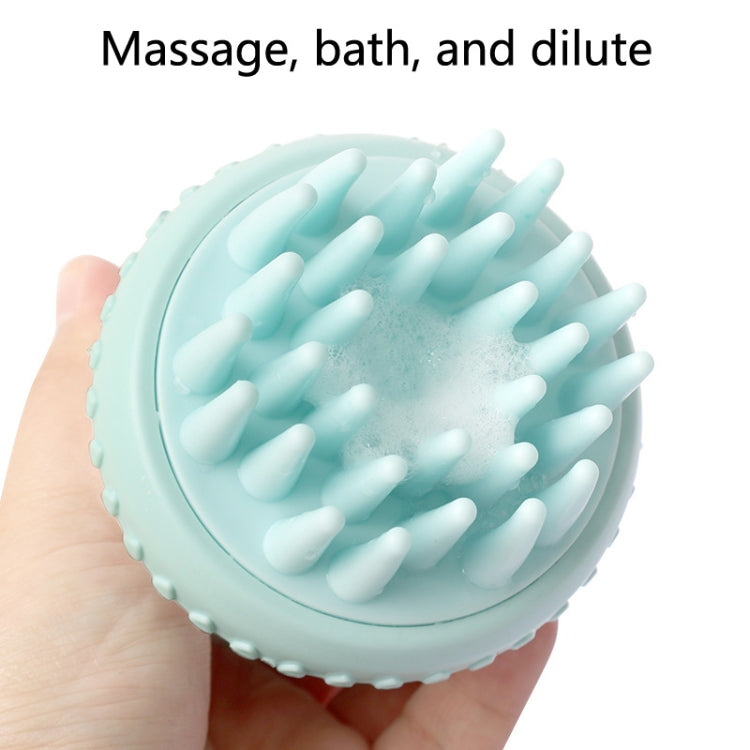 92645 Pet Supplies Round Dog Bathing Massage Brush, Light Gray, Navy, Mint Green, Pink, Rose Red