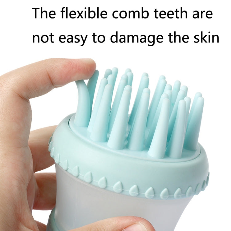 92645 Pet Supplies Round Dog Bathing Massage Brush, Light Gray, Navy, Mint Green, Pink, Rose Red