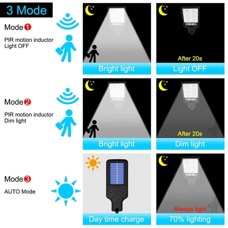 616 Solar Street Light LED Human Body Induction Garden Light, Spec:
