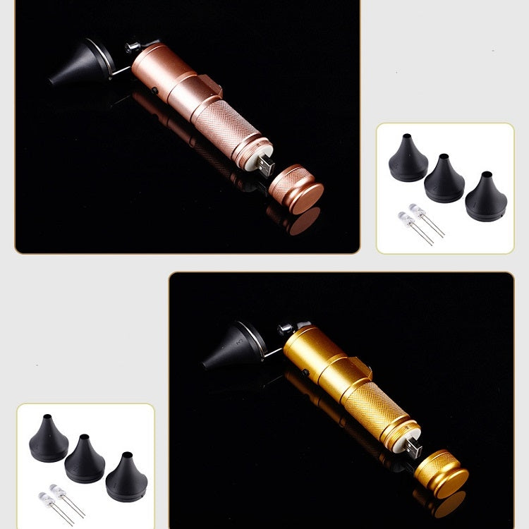 Ear Cleaning Hand Lamp USB Charging Otoscope, Elegant Gold, Rose Gold, Silver, Black