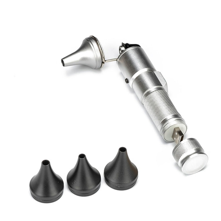 Ear Cleaning Hand Lamp USB Charging Otoscope, Elegant Gold, Rose Gold, Silver, Black