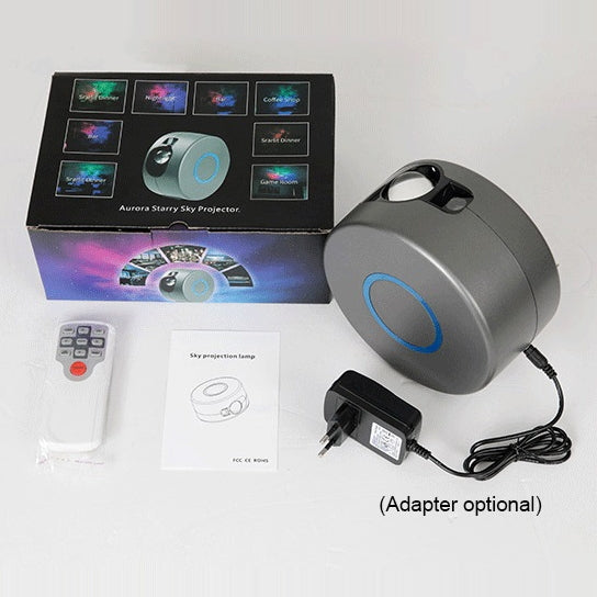 Remote Control LED Starry Sky Atmosphere Projector Lamp, Power Supply:, Gray+US Plug, Gray+EU Plug, Gray+UK Plug, Gray+AU Plug, US Plug, EU Plug, UK Plug, AU Plug