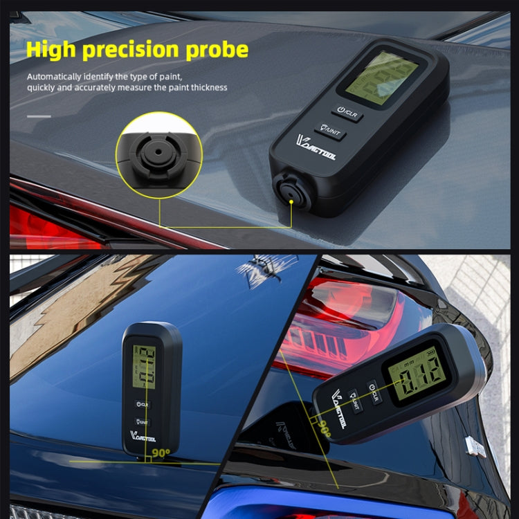 VDIAGTOOL VC100 Car Coating Thickness Gauge Luminous Digital Display, VC100