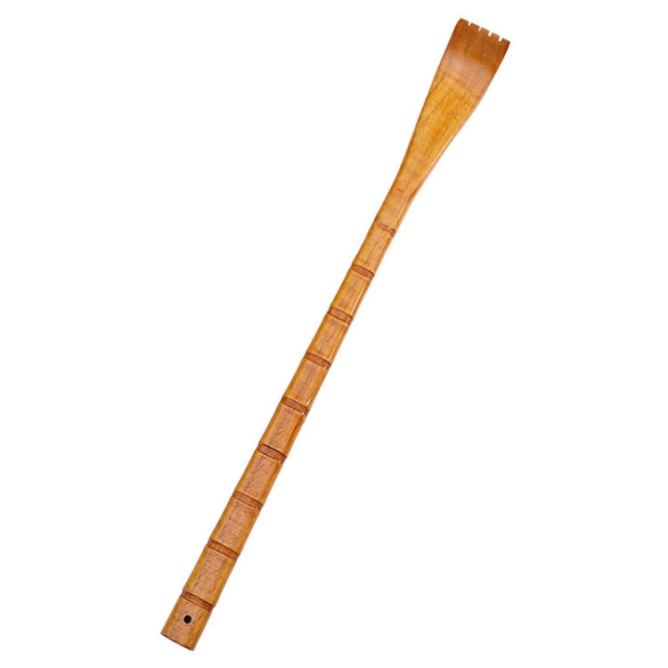 BQR01 Back Scratcher Long Handle Wooden Massage Scratcher, Style:, Round Red, Round Nature Color, Square Red, Square Nature Color, Bamboo Section Red, Bamboo Section Nature Color, Dual-use, Small Hand
