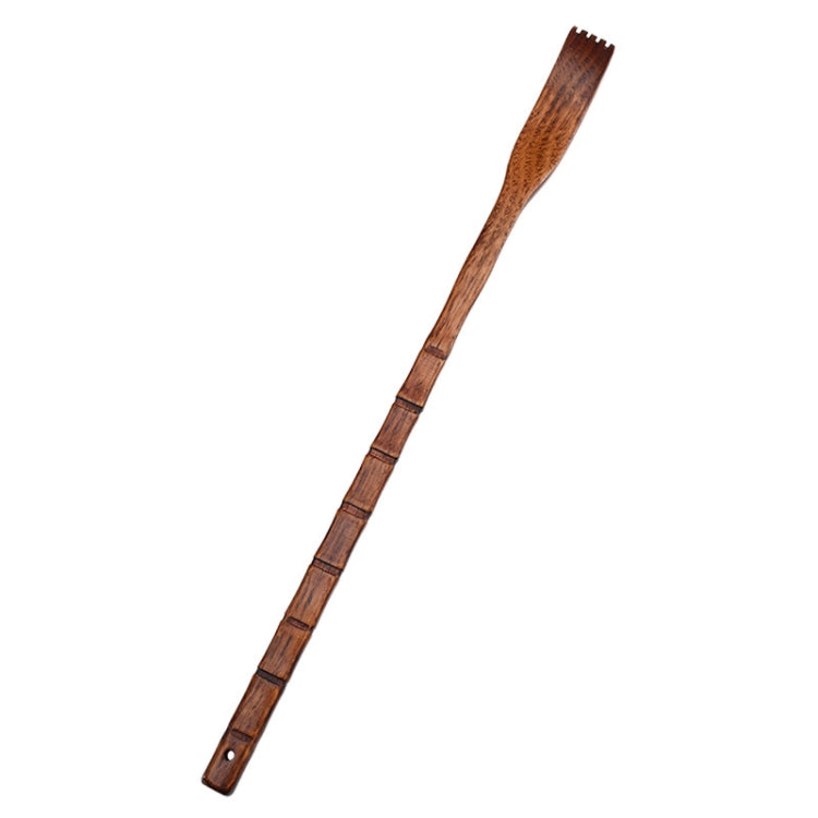 BQR01 Back Scratcher Long Handle Wooden Massage Scratcher, Style:, Round Red, Round Nature Color, Square Red, Square Nature Color, Bamboo Section Red, Bamboo Section Nature Color, Dual-use, Small Hand